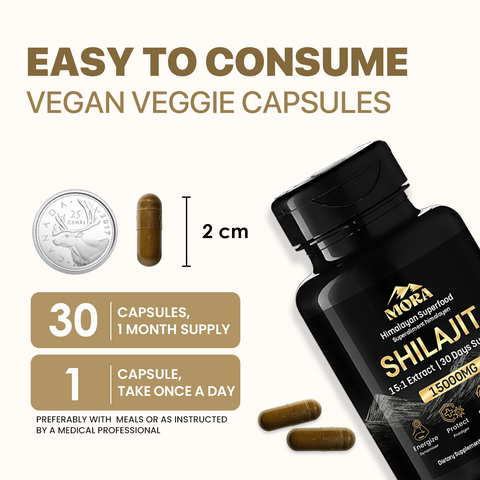 Himalayan Shilajit for Men & Women for Vitality, Stamina & Endurance
