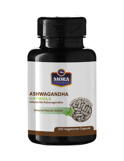 Capsules d'Ashwagandha pour soulager le stress et booster l'énergie