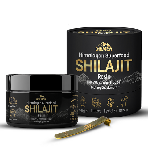 Résine pure de Shilajit de l'Himalaya | Plus de 75 % d'acide fulvique | Énergie naturelle, endurance et soutien détox | Sans OGM ni métaux lourds
