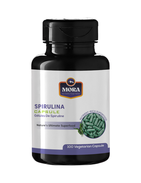 Capsules de spiruline pour l'énergie, l'immunité et le bien-être
